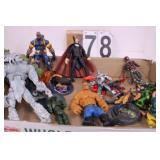 Box Of Action Figures Includes The Thing