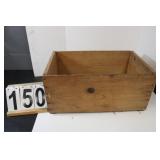 Wooden Peach Box 9" T X 19.5" X 12.5"