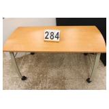 Desk on Wheels 28"T X 53"W X 23"D