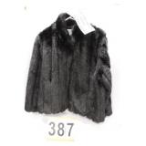 Vintage Jacklyn Smith Faux Fur Coat Size Large