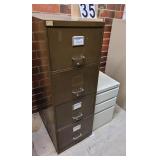 4 Drawer File Cabinet ~ Small 3 Drawer Cabinet