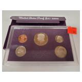 US Mint Proof Set 1986