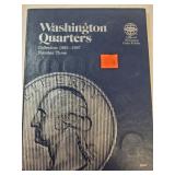 Washington Quarter Book 1965 - 1987 Complete -