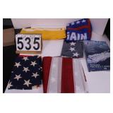 3 American Flags - Aircraft carrier 3D Puzzle