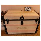 Black and Pink Trunk 23 X 36 X 19