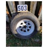 Pair of 205-75-15 Trailer Tires