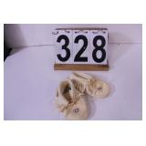 Togs White Baby Moccasins