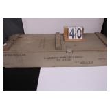 105mm Ammo Box for M68 9"T X 43"W X 14"D