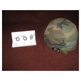 US Military Helmet with Camo cover