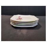 (4) Porcelain Japan Salad Plates