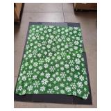 50x60 Green Snowflake Throw Blanket