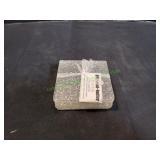 Silver Bread+Butter Sparkly Resin Coaster Set, 4pc