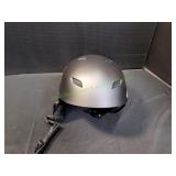 Black Outdoor Ski / Snowboard Helmet, Sz Lg