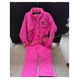 Hot Pink Topshop Sno One-Piece Snow Suit, Sz 14