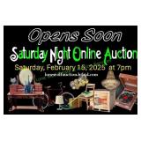 CHECK OUT OUR SATURDAY NIGHT ONLINE AUCTION