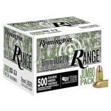 Remington Range Jumbo Pack 9mm Luger, 500ct