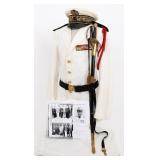 WWII FRENCH ADMIRAL ATTRIBUTED UNIFORM & SWORD