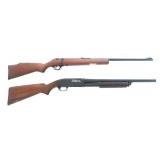 REMINGTON M31 SHOTGUN & MARLIN M15 RIFLE