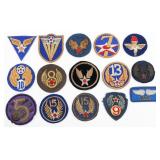 WWII USAAF THEATER MADE BULLION PATCHES