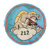 WWII USMC VMF-212 FIGHTER ATTACK SQUADRON PATCH