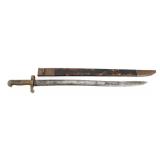 US P.S. JUSTICE RIFLE M1861 TYPE II SABER BAYONET