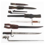 19th C. - WWII WORLD MILITARY BAYONETS & SCABBARDS