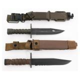 MODERN US ARMY M9 & USMC OKC3S BAYONETS