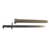 WWII US ARMY M1942 BAYONET & M3 SCABBARD