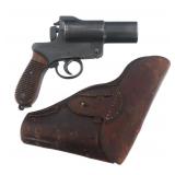 WWII JAPANESE KOKURA TYPE 10 35mm FLARE PISTOL