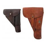 WWII GERMAN HI POWER AND MAUSER HSC HOLSTERS