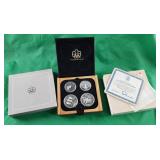 1976 Montreal Olympics Silver Coin Set Series 3