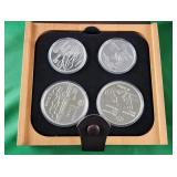 1976 Ser. 5 Silver Canadian Olympics Coin Set