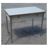Vintage farm table with formica top and