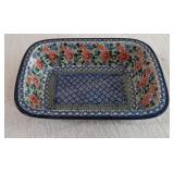 UNIKAT Polish Pottery Rectangular Deep Dish Baker