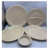 Ivory Fiesta Serving Platters