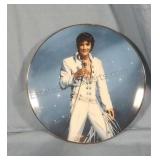 Elvis plate by Delphi plate co. 8½ins. No box.