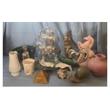 Ceramic items from the house.