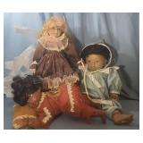 Porcelain dolls. Large size.