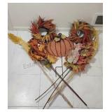 Pumpkin Yard Stake & Fall Decor