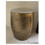 Metal Side Table 14x19 inches tall