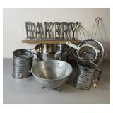 Strainers Flour Sifters & Bakery Sign