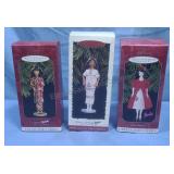 Vintage Hallmark Barbie ornaments. NIB.