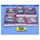 Vintage Hallmark transportation ornaments. All