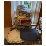 Lot Of Assorted ï¿½well lovedï¿½ Carpets & Chair