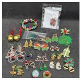 Christmas Earrings & Pins