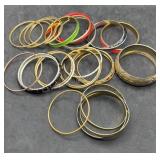 Group of 25 Mixed Bangle Bracelets