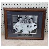 13x16 Yankees Photo W/ Mickey Mantle