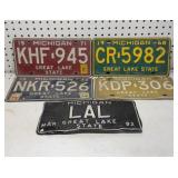 Michigan License Plates