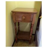 Solid Wood Side Table 13x15x27 inches tall