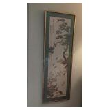 Asian Inspired Framed Art 37x13